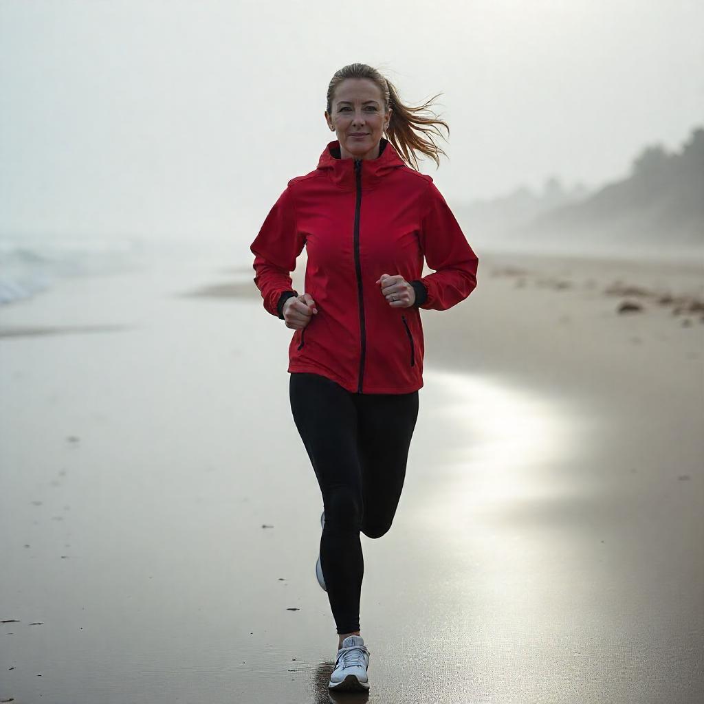 Consistency-Someone Running on a beach